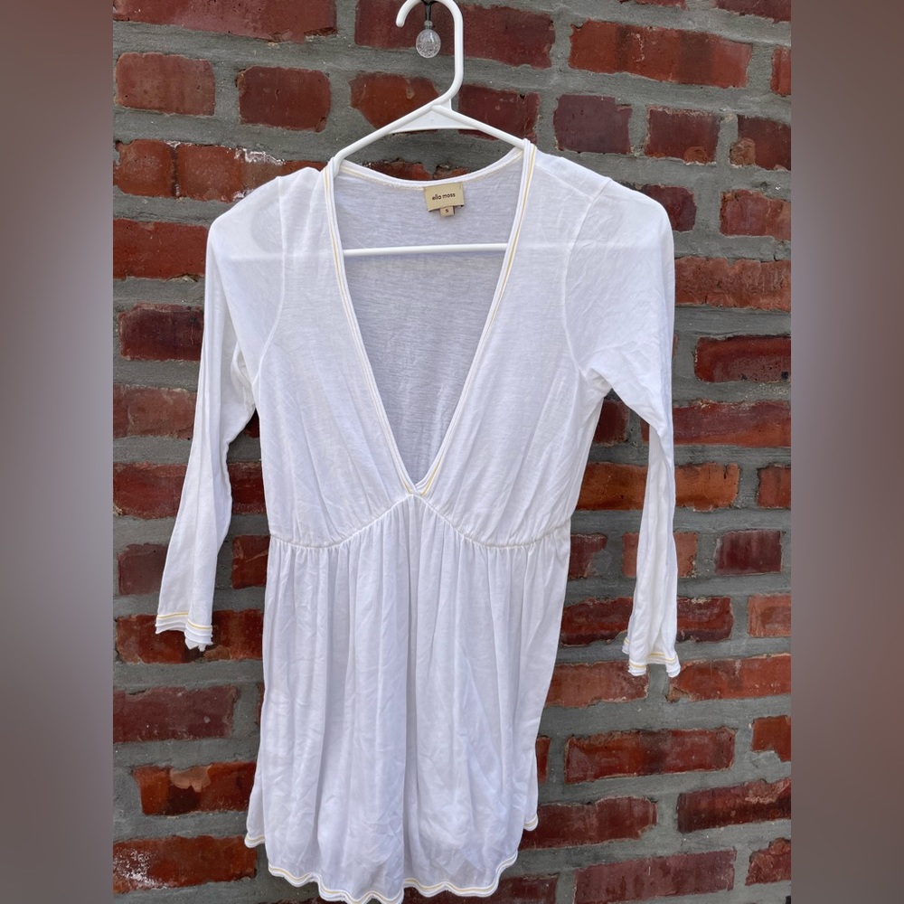 Ella Moss white top small